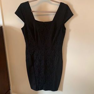 The Limited Black cap sleeve dress